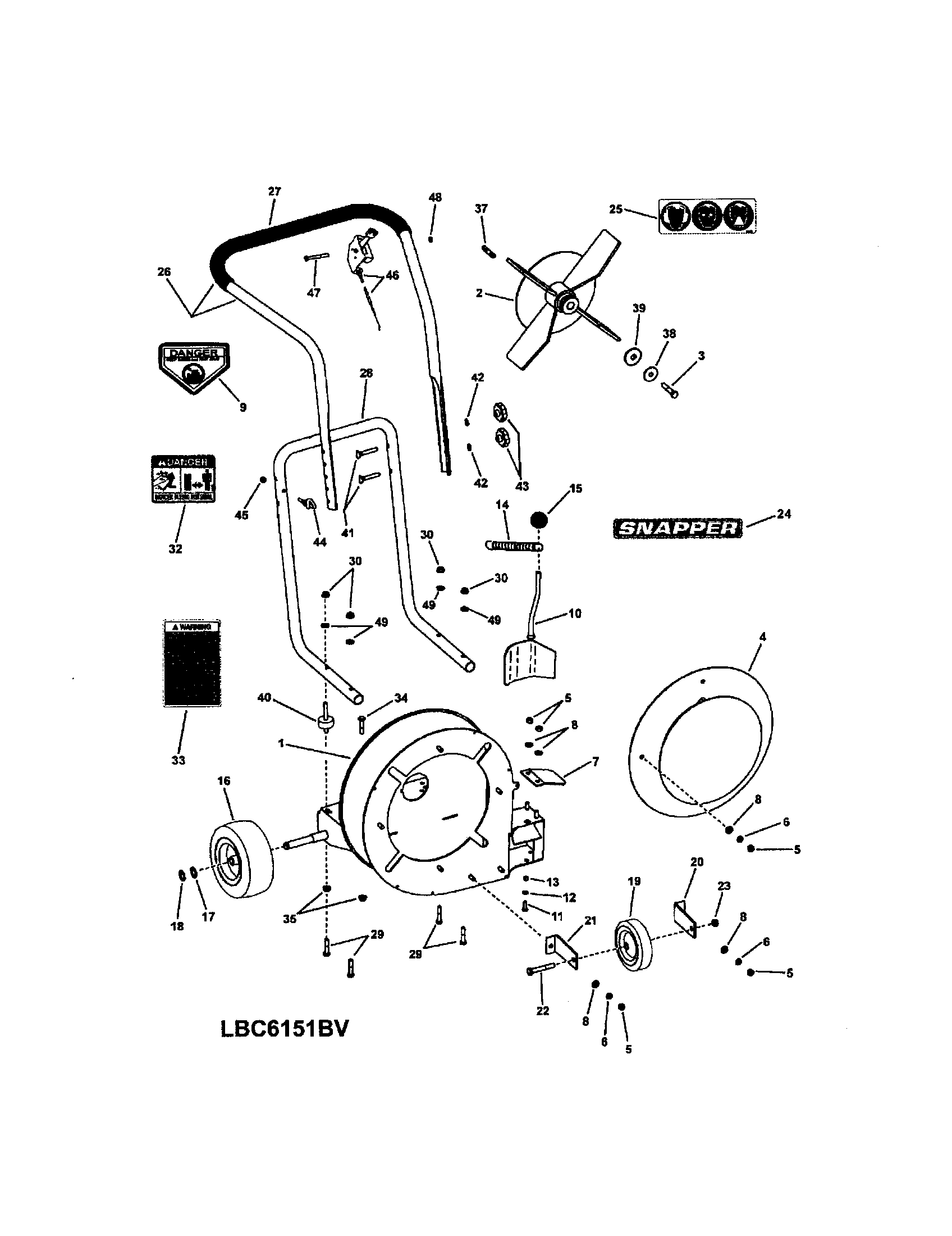 Lbc6151bv blower (series 1)