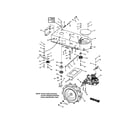 Snapper FB15250KW engine deck diagram