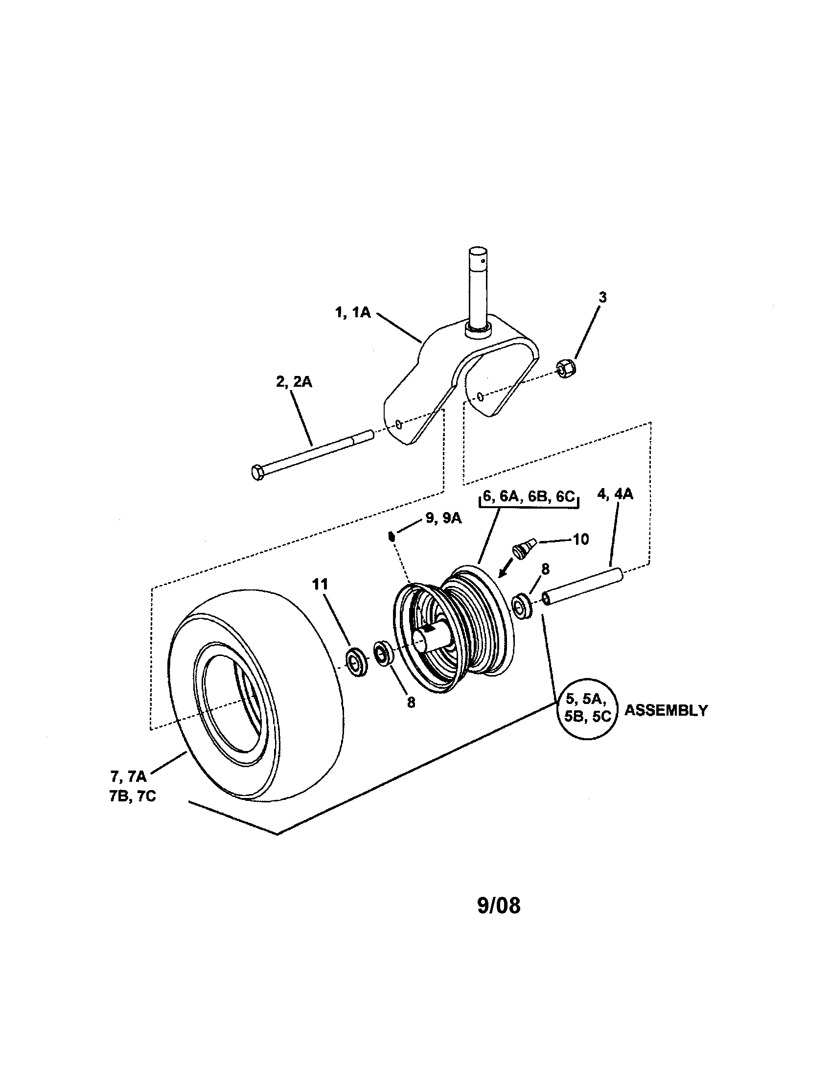 Caster wheel