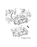 Rear frame & tank brackets
