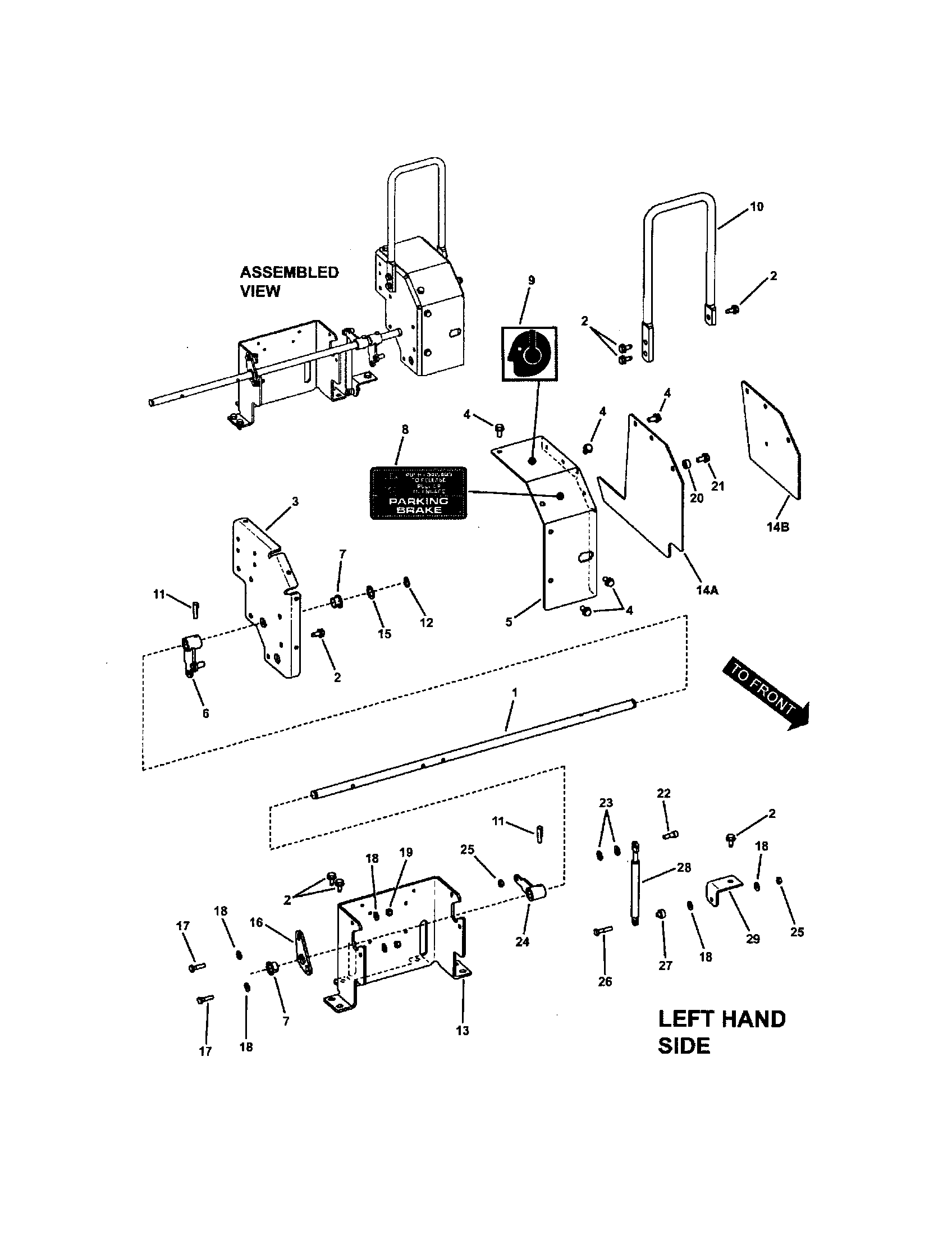 JOYSTICK CONTROL (L.H. SIDE)