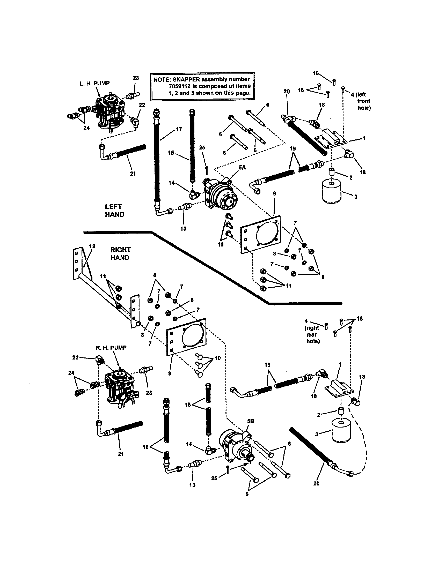 Hose (52" deck) series 1