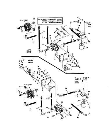 Hose (52" deck) series 1