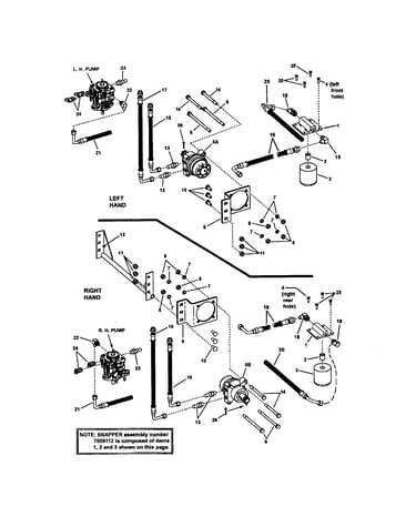 Hose (61" deck) series 1