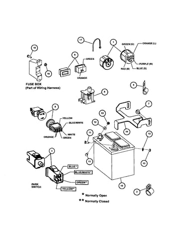 Electrical (except wiring)
