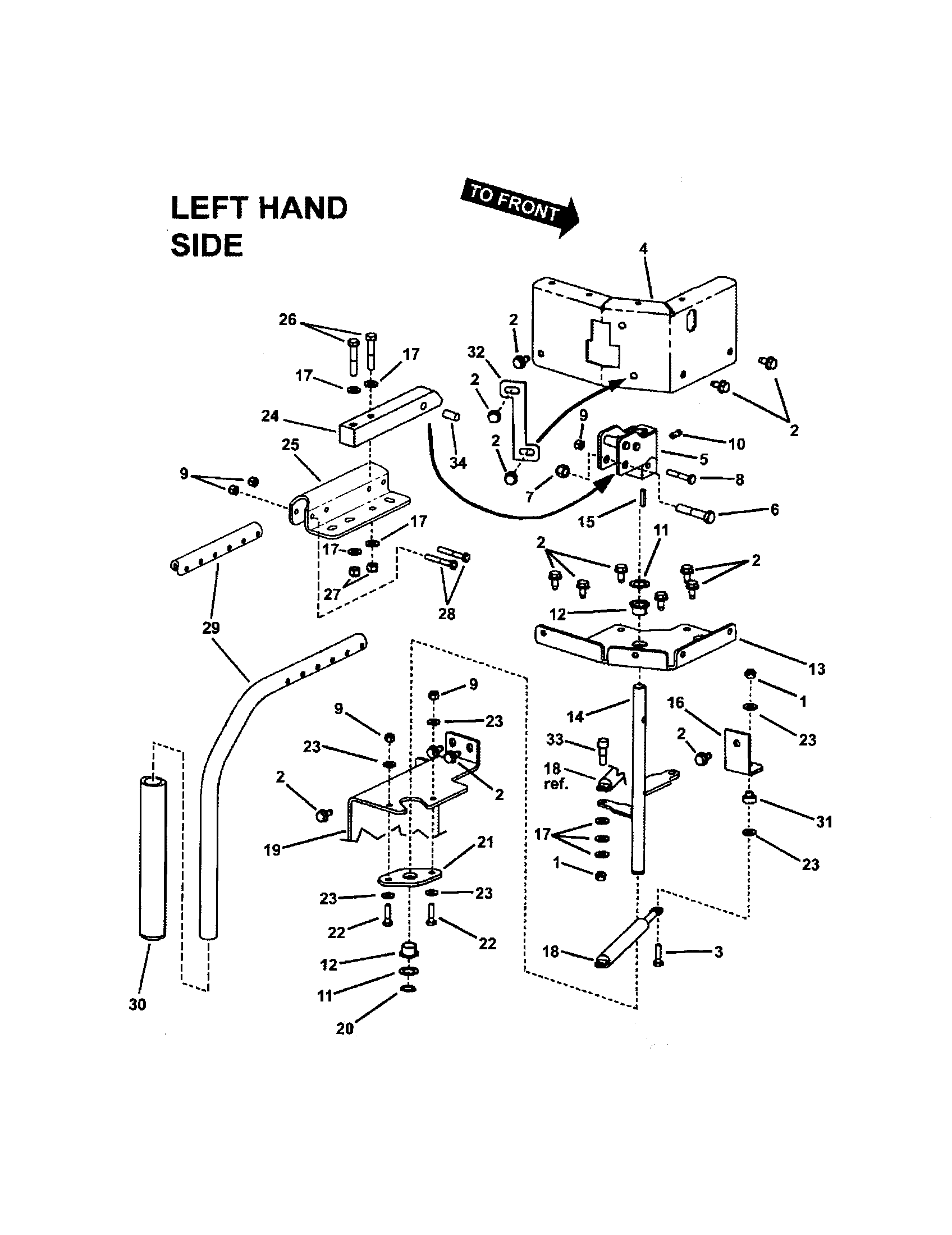 TWIN STICK CONTROL (L.H.)