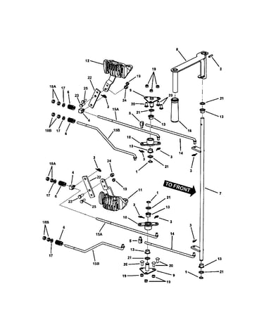 Parking brake (early production)