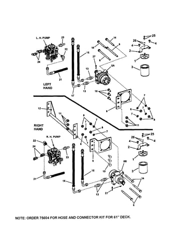 Hose (61" deck) pt. 1