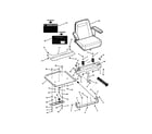 Snapper NZM25612KWV (85675) seat diagram