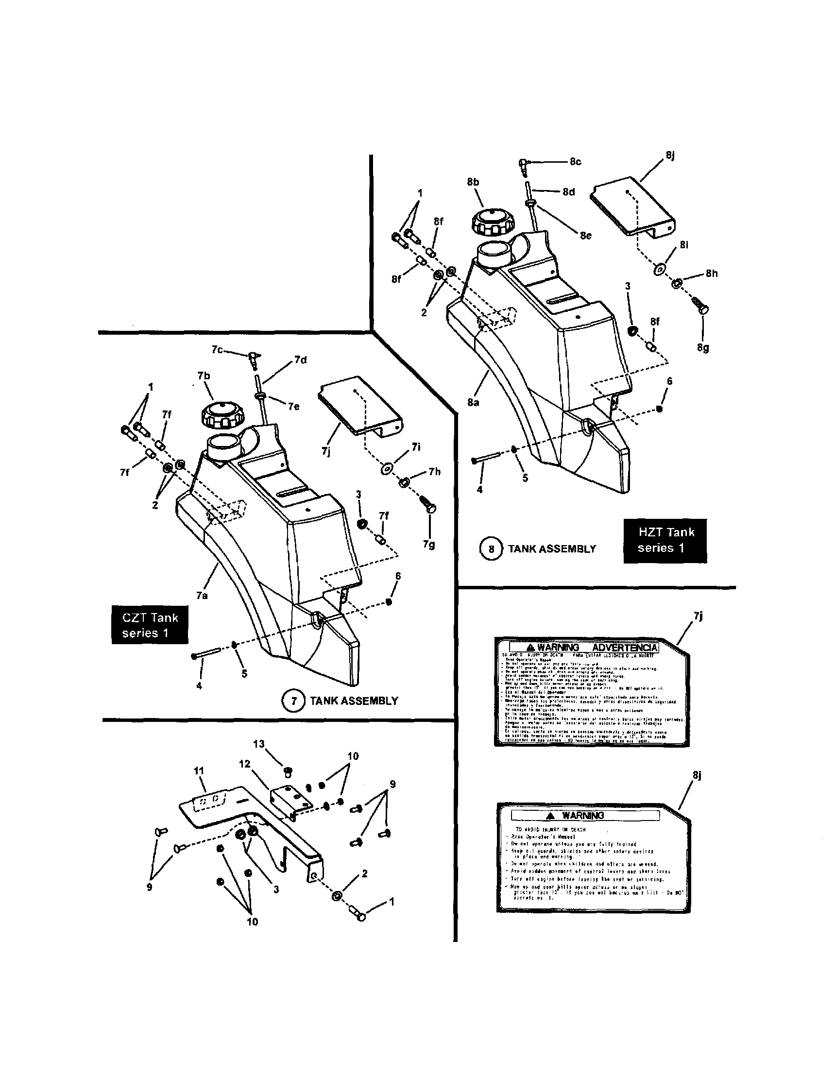 Fuel tank, rh (series 1)