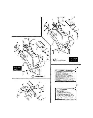 Fuel tank, rh (series 1)