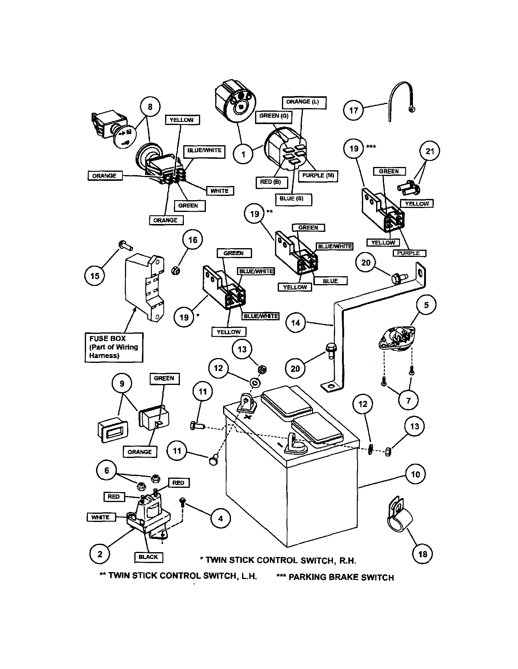 Electrical (except wiring)