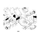 Craftsman 917376051 engine/housing/handle diagram
