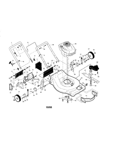 Engine/housing/handle