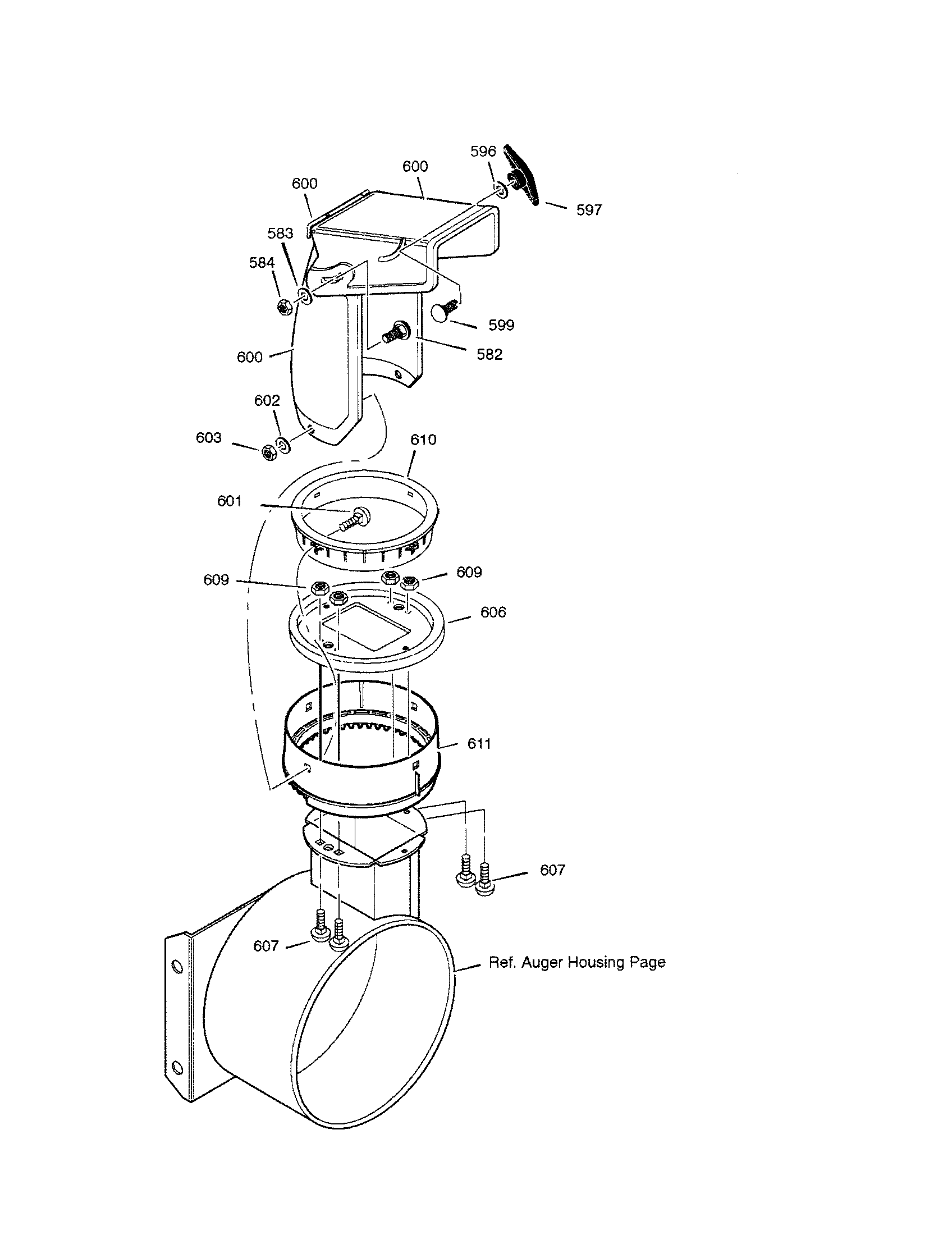 Discharge chute