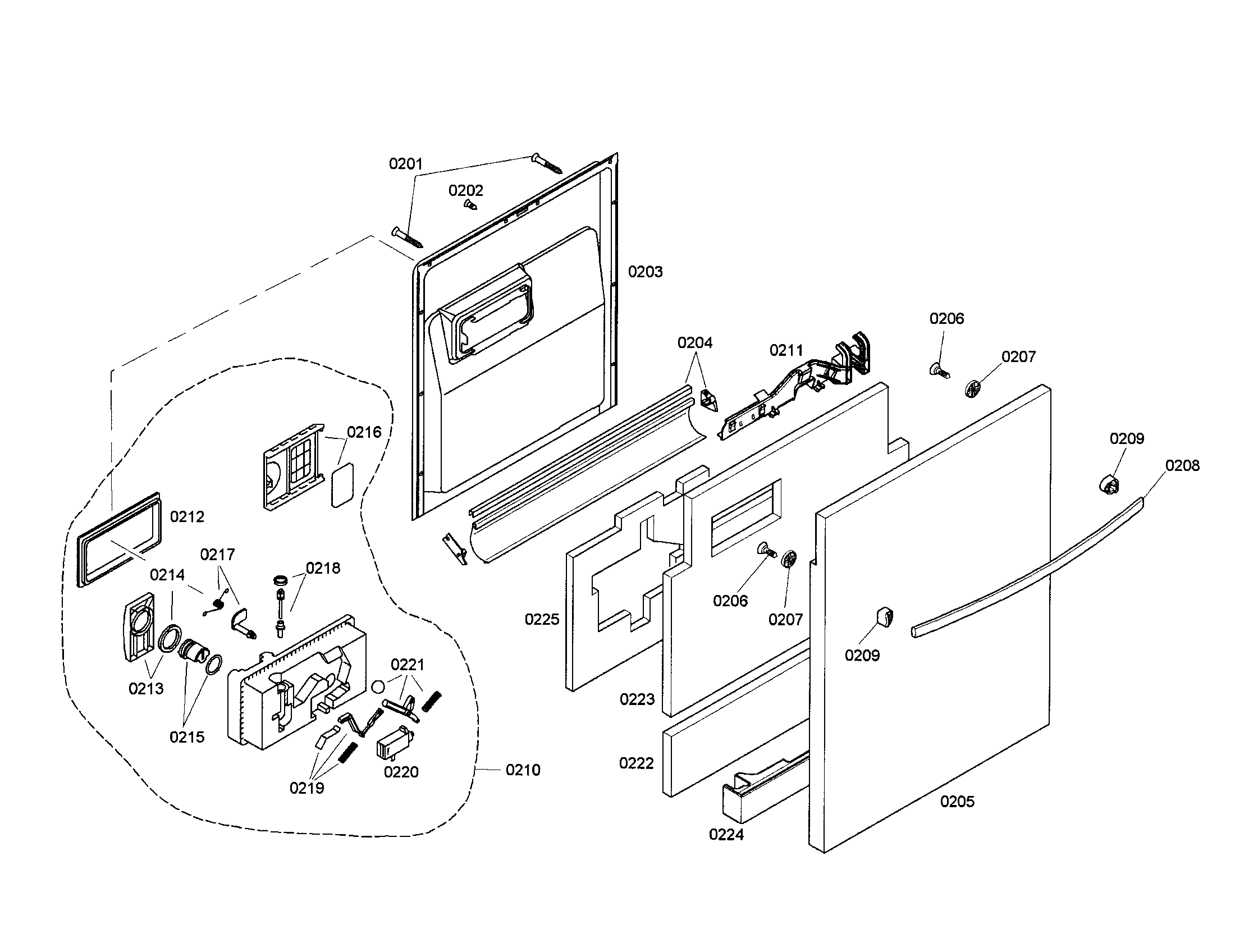 DOOR/DISPENSER