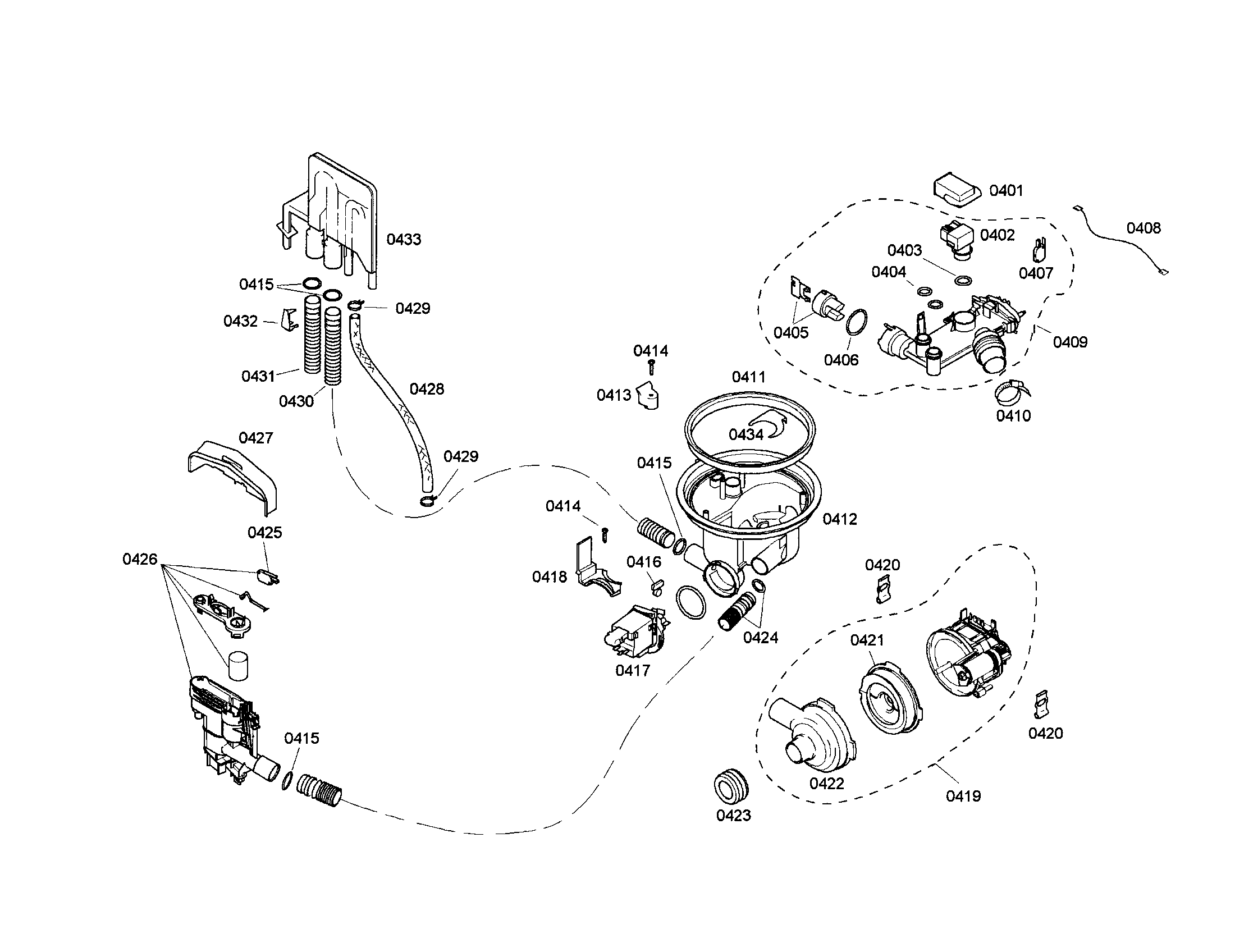 Pump/sump/heater