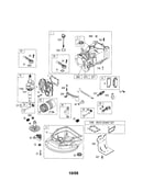 Cylinder/crankshaft/sump