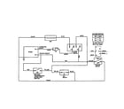Snapper SPLH173KW wiring schematic (manual start) diagram