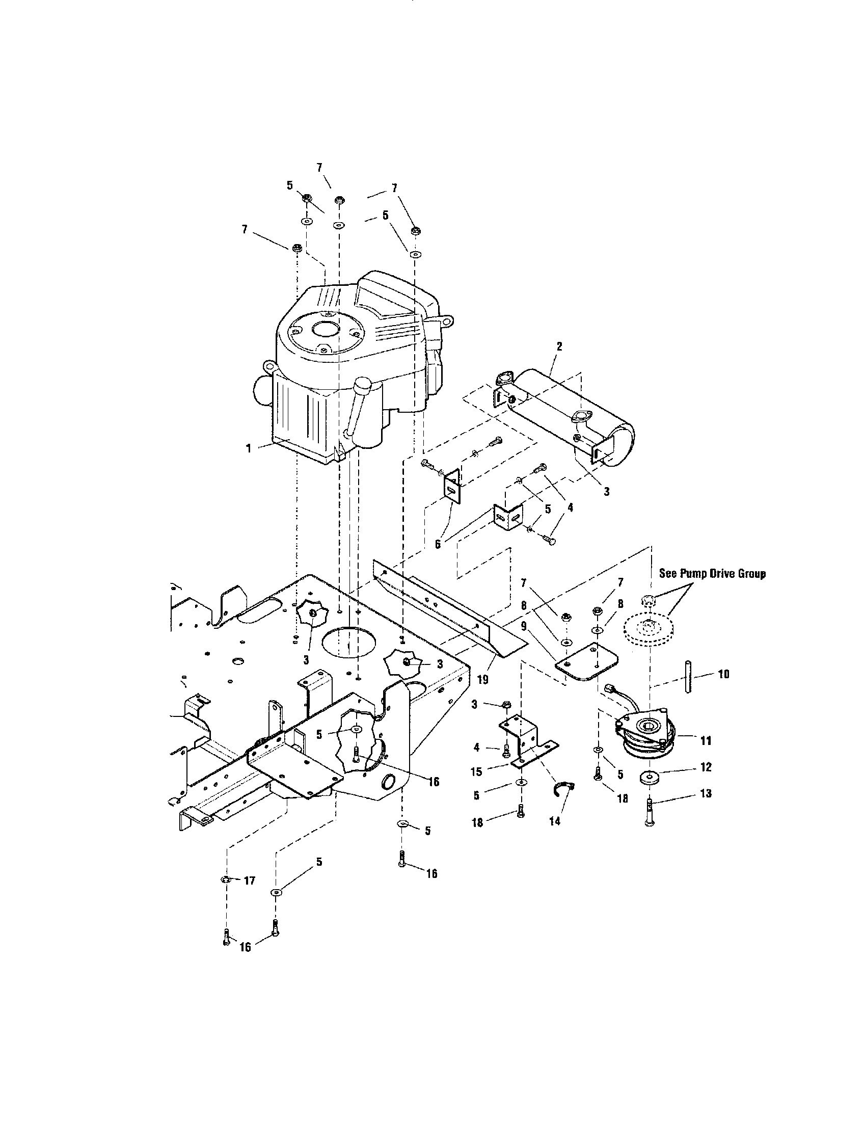 ENGINE/PTO-BRIGGS & STRATTON