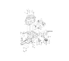 Snapper ZT19441KWV (5900609) engine/pto-briggs & stratton diagram