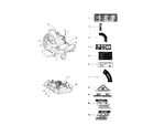 Snapper EZT20501BV (5901166) decals-safety/common diagram