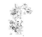Craftsman 358357361 handle/flywheel/housing diagram