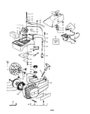 Handle/flywheel/housing