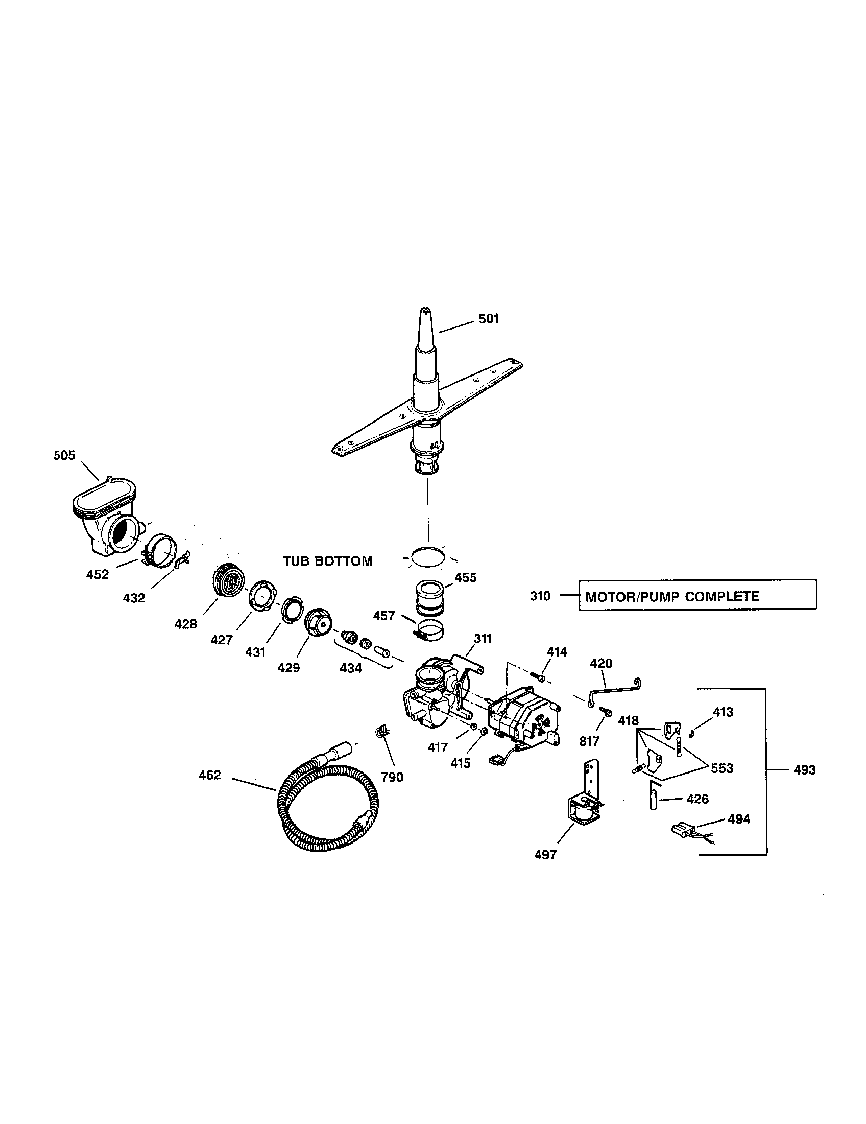 Motor-pump mechanism