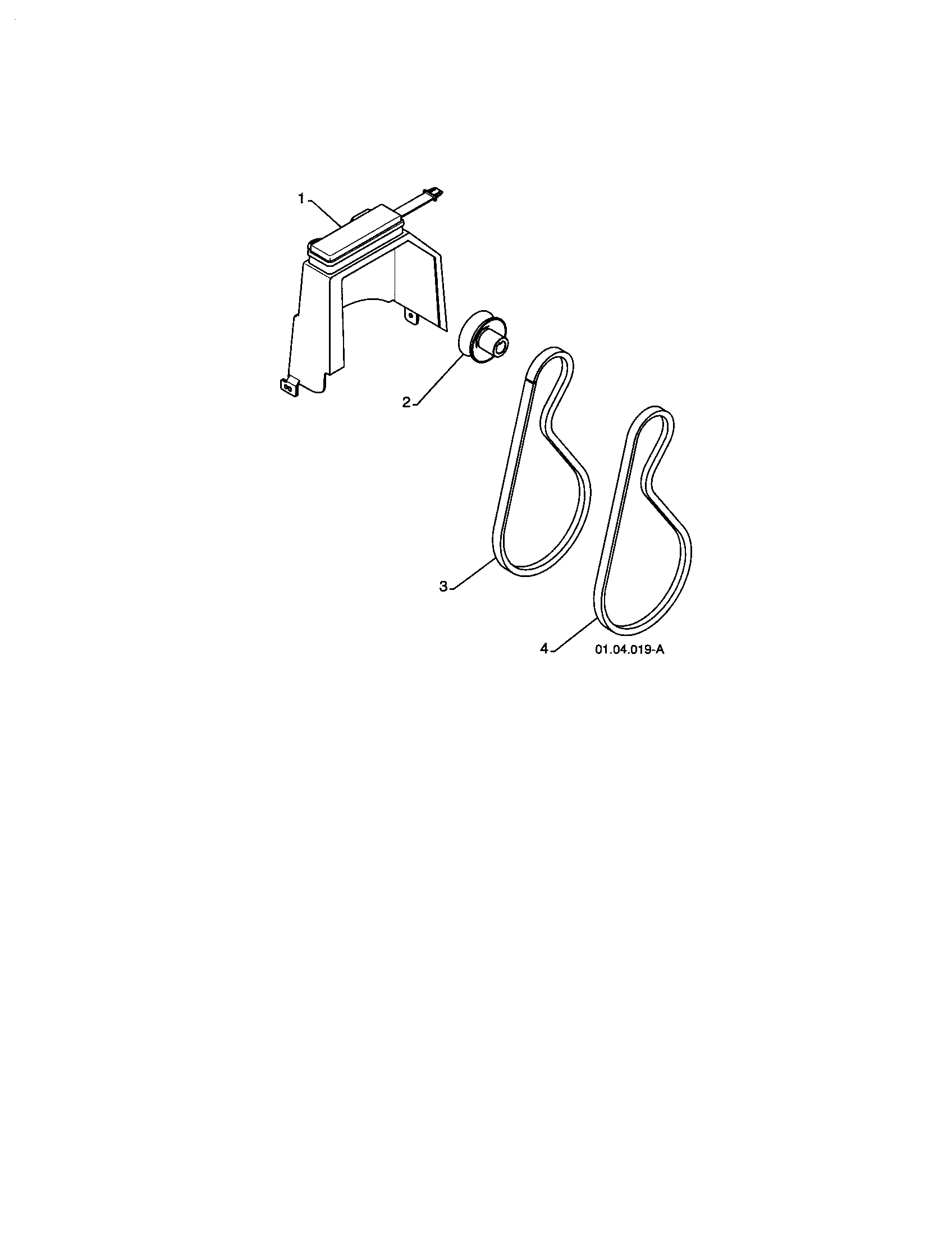 Belt cover/pulley/belts