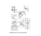 Craftsman 917371624 muffler/carburetor/air cleaner diagram