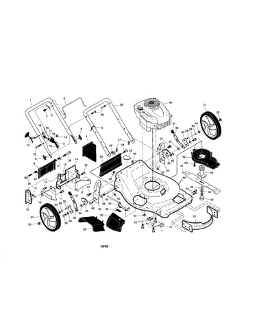 Engine/housing/handle