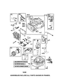 Cylinder/crankshaft/sump