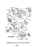 Cylinder/crankshaft/sump