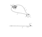 Craftsman 917881065 lever/cable rotator/steer cable diagram