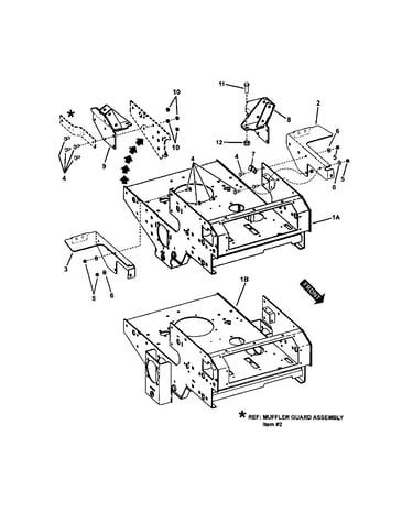 Rear frame/tank brackets