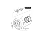 Snapper NZMX30614KH drive tire/wheel diagram