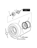 Drive tire/wheel
