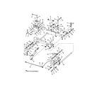 Snapper NZMX32734BV front chassis (deck lift) diagram