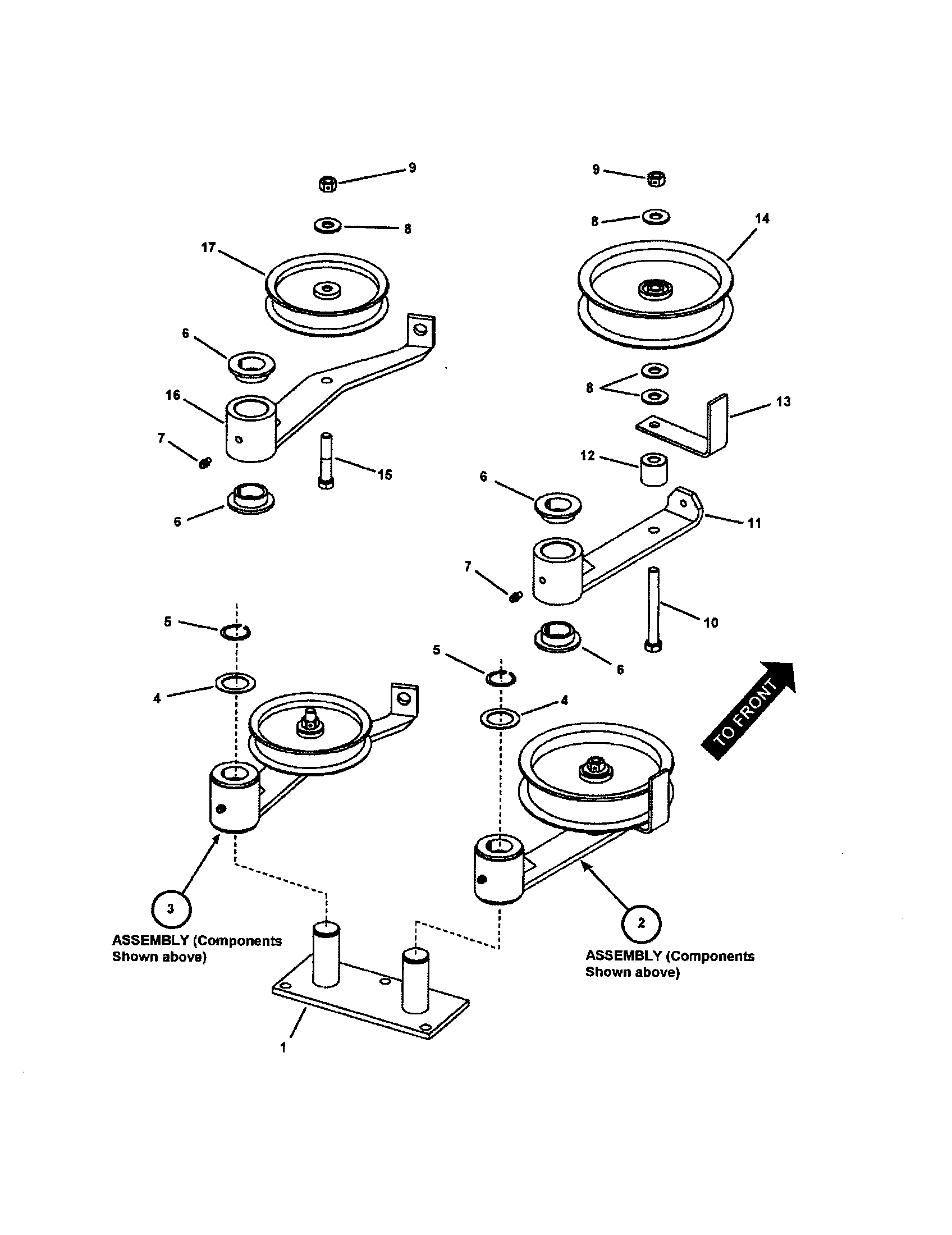 Idler (61" deck)