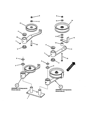 Idler (61" deck)