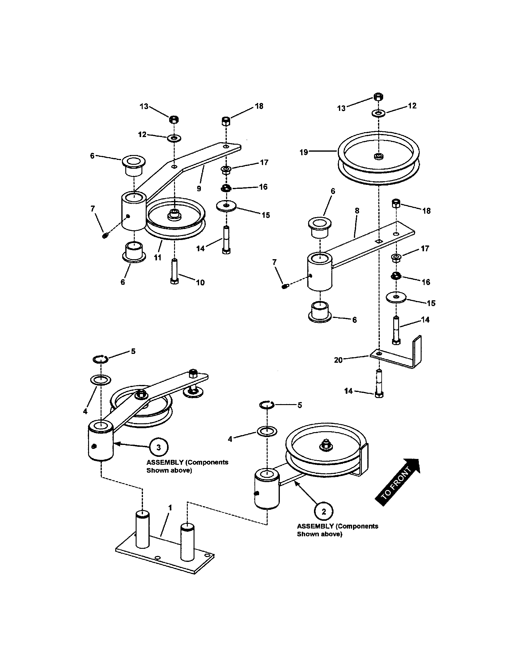 Idler (73" deck)