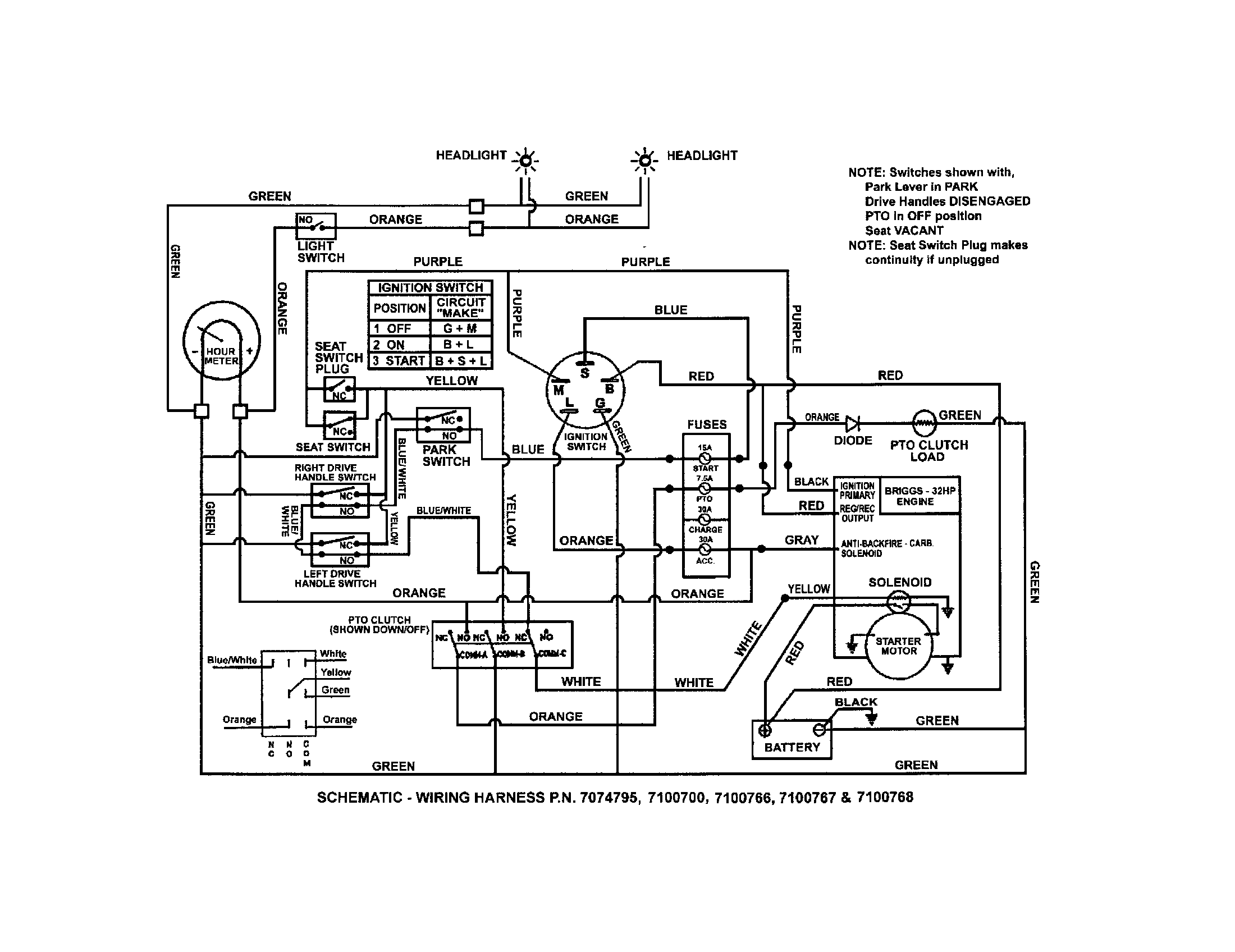 Wiring schematic (briggs)
