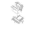 Kenmore 36271071890 door and drawer diagram