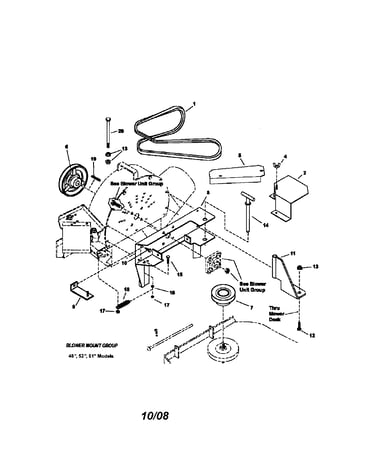 Z-vac blower mount
