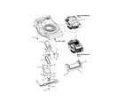 Snapper 13037123 engine & blade diagram