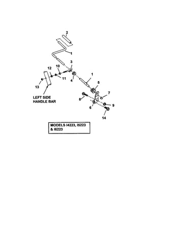 Chute crank control