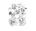 Snapper EI7244 augers/impeller/gear case/shaft diagram