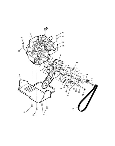 Engine drive system