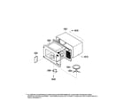 Kenmore 72162229300 oven cavity diagram